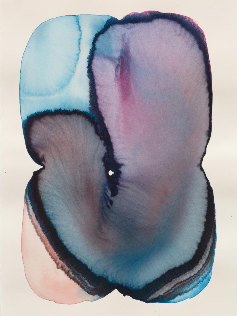 Barbara Nicholls, Drift over, Watercolour on 300gsm HP Saunders Waterford, 38 x 28 cm, 2013