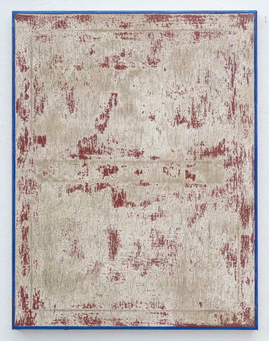 Pius Fox, Once you wrote (PF24-072), Acrylic and pigments on canvas, 65 x 50, 2024