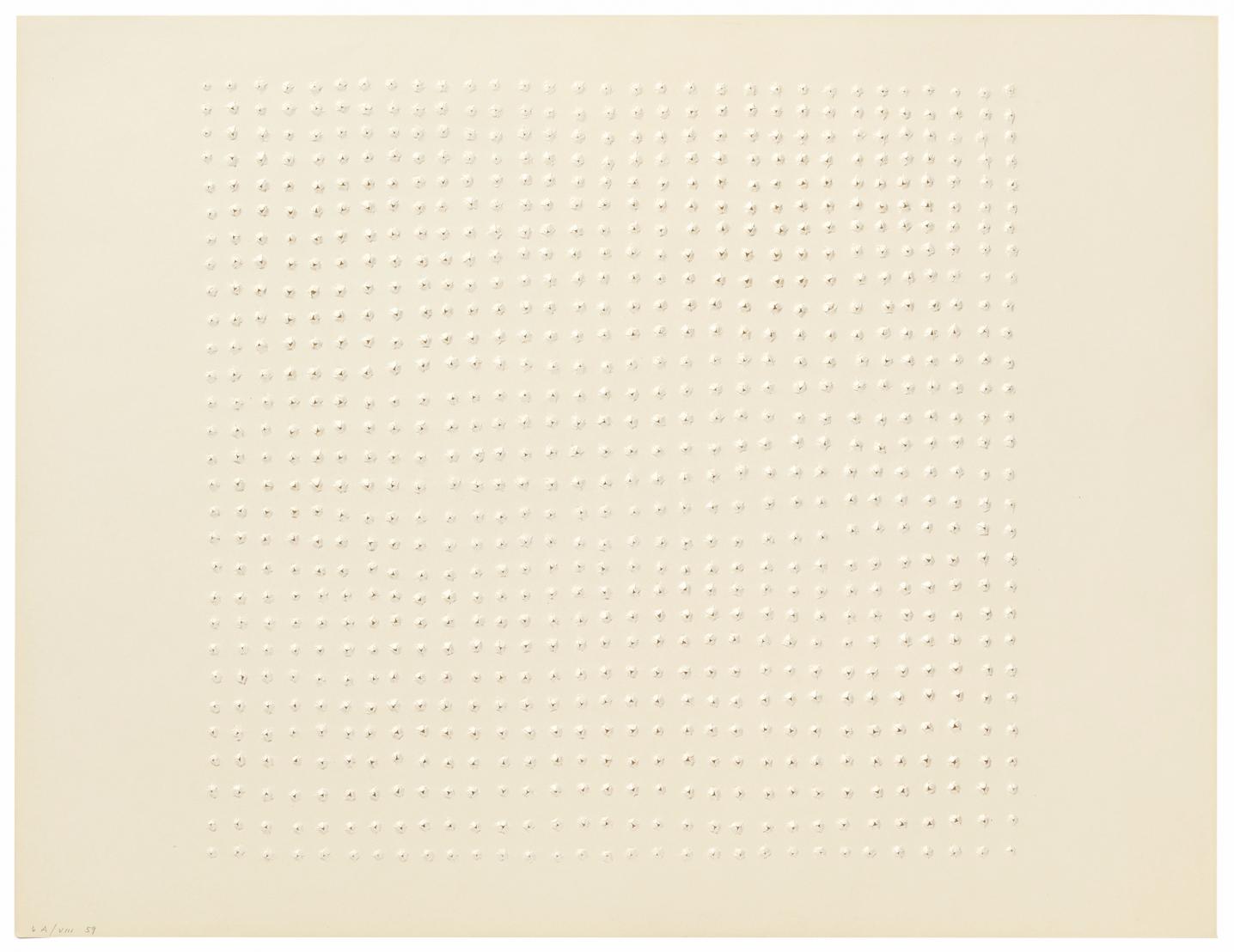 Oskar Holweck, 6 A / VIII 59 Torn Relief, 1959
