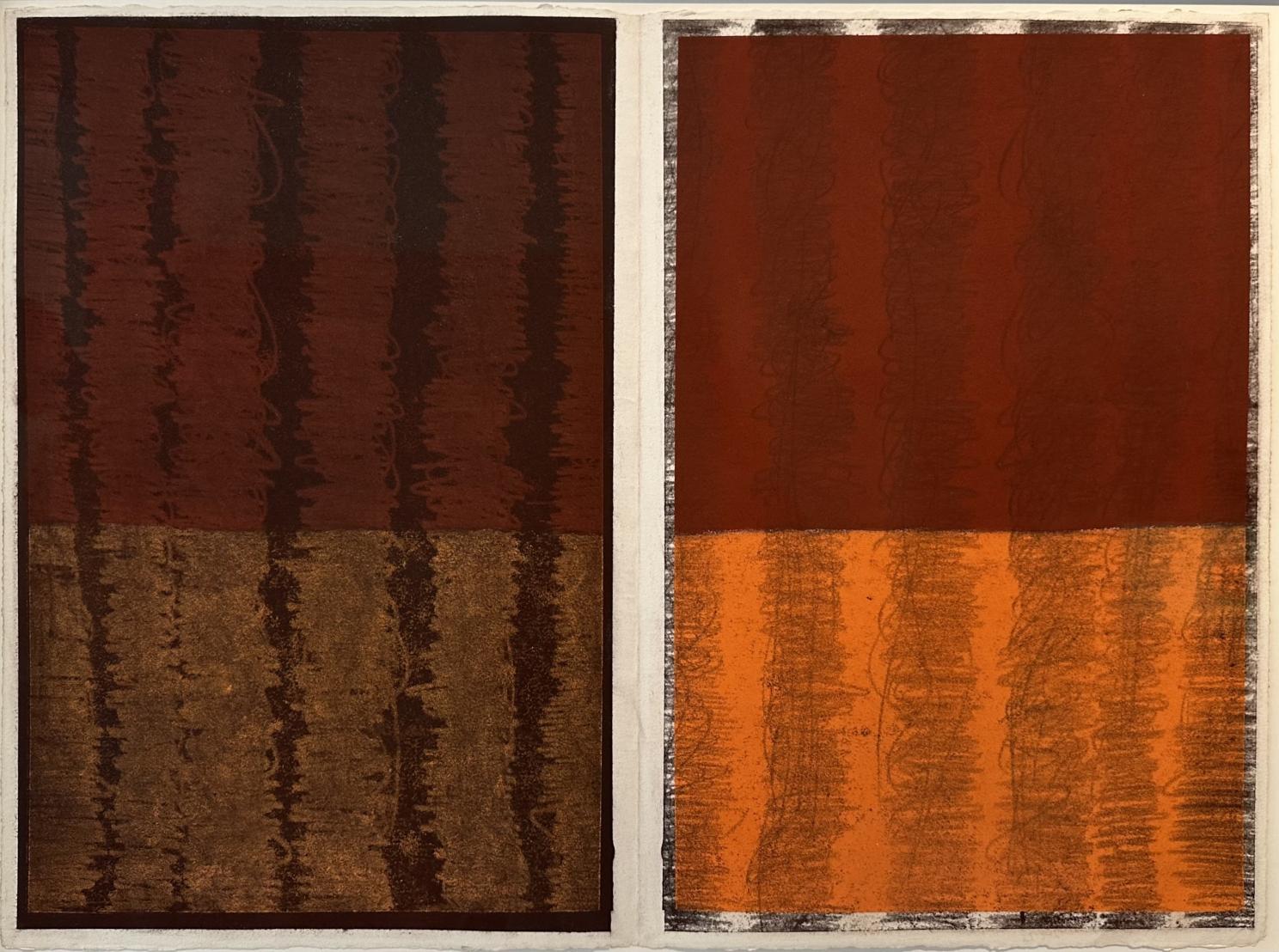 Dillwyn Smith, Narcissus series (1), Pastel on 300gm paper, 56 x 75 cm, 2024