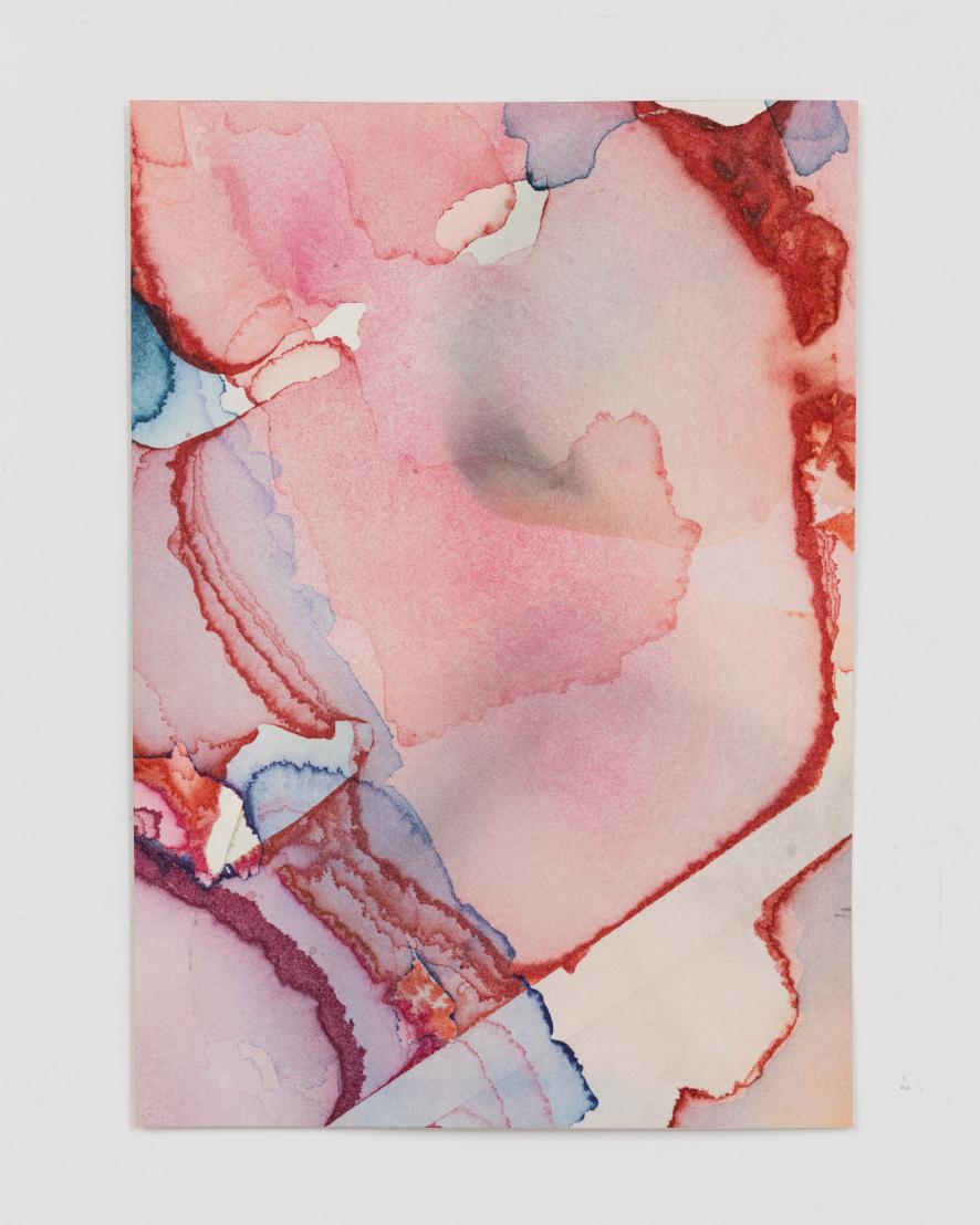 Barbara Nicholls, Crosscurrents No 2, Watercolour on 638gsm HP Saunders Waterford, 30 x 21 cm, 2025