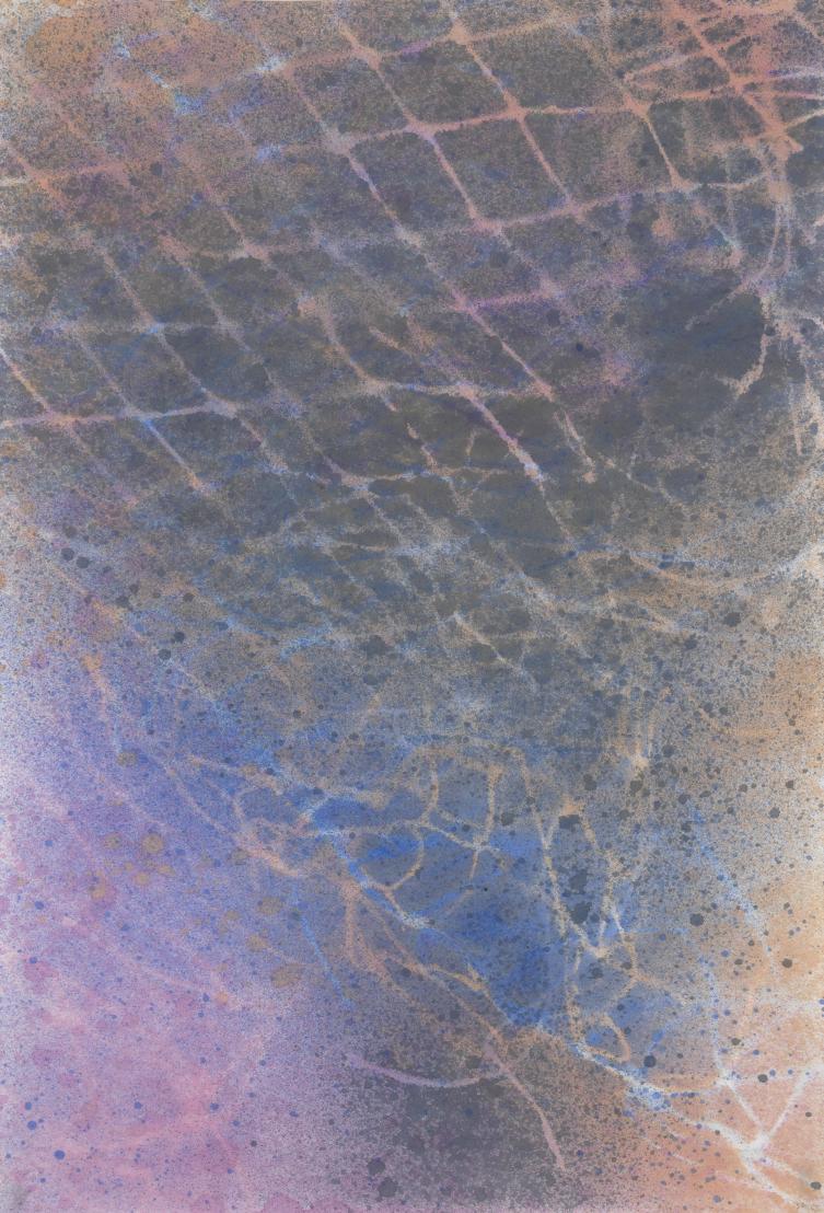 Sophie Bouvier Ausländer, Call me Ishmael (SBACMI20250101), Gouache & ink on Japanese paper, 90 x 62 cm, 2025