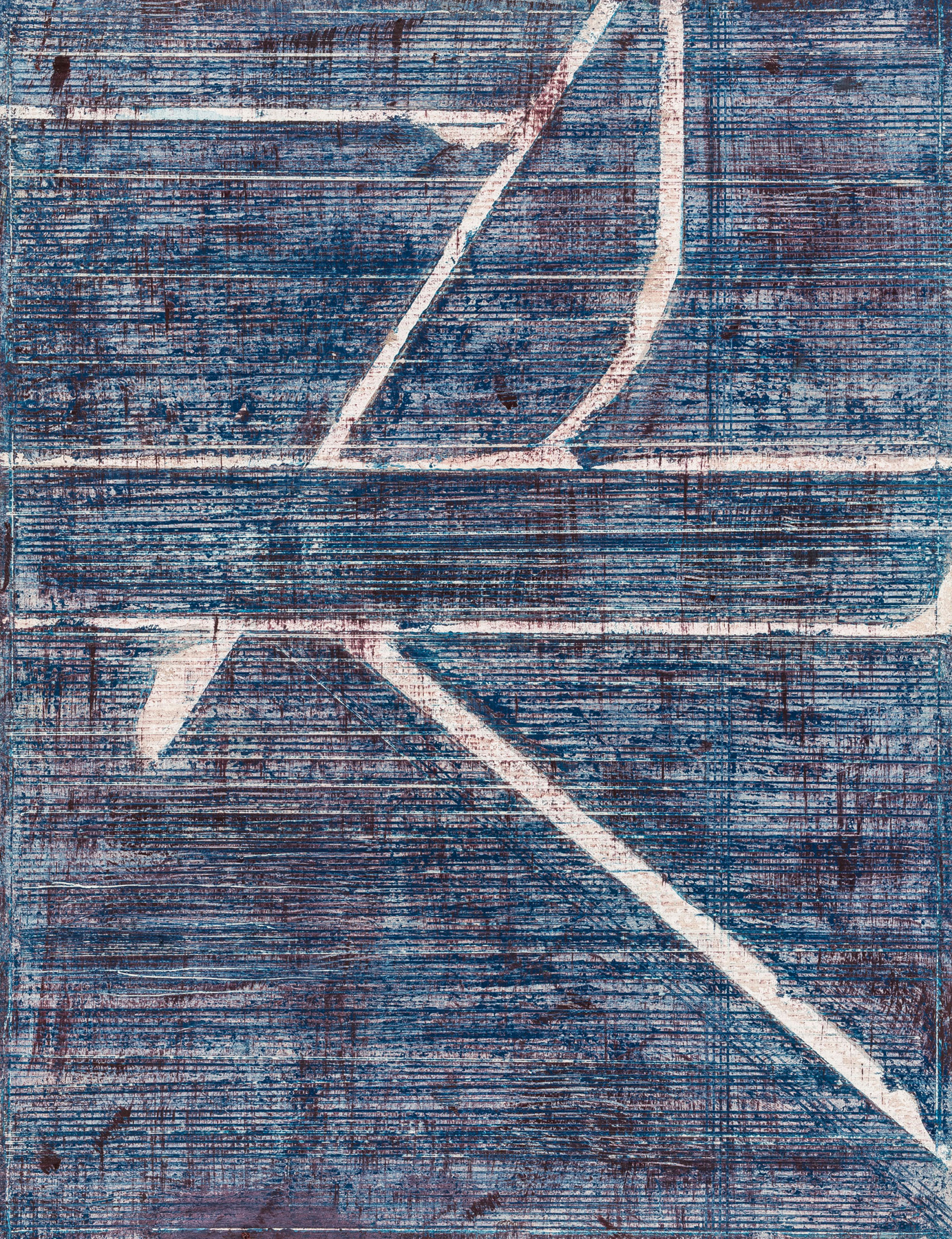 Pius Fox - Pflug (PF 17-101) Oil on paper 24 x 18 cm 2017