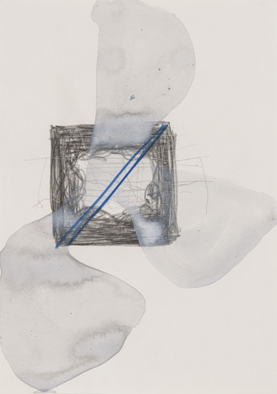 Thomas Müller, Untitled (PH 367), pencil, coloured pencil and acrylic colour on paper, 29.7 x 21 cm, 2015