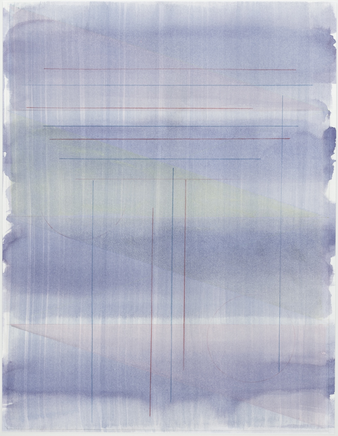 Pius Fox, Untitled (PF 14-190), watercolour and pencil on paper, 41.4 x 32 cm, 2014
