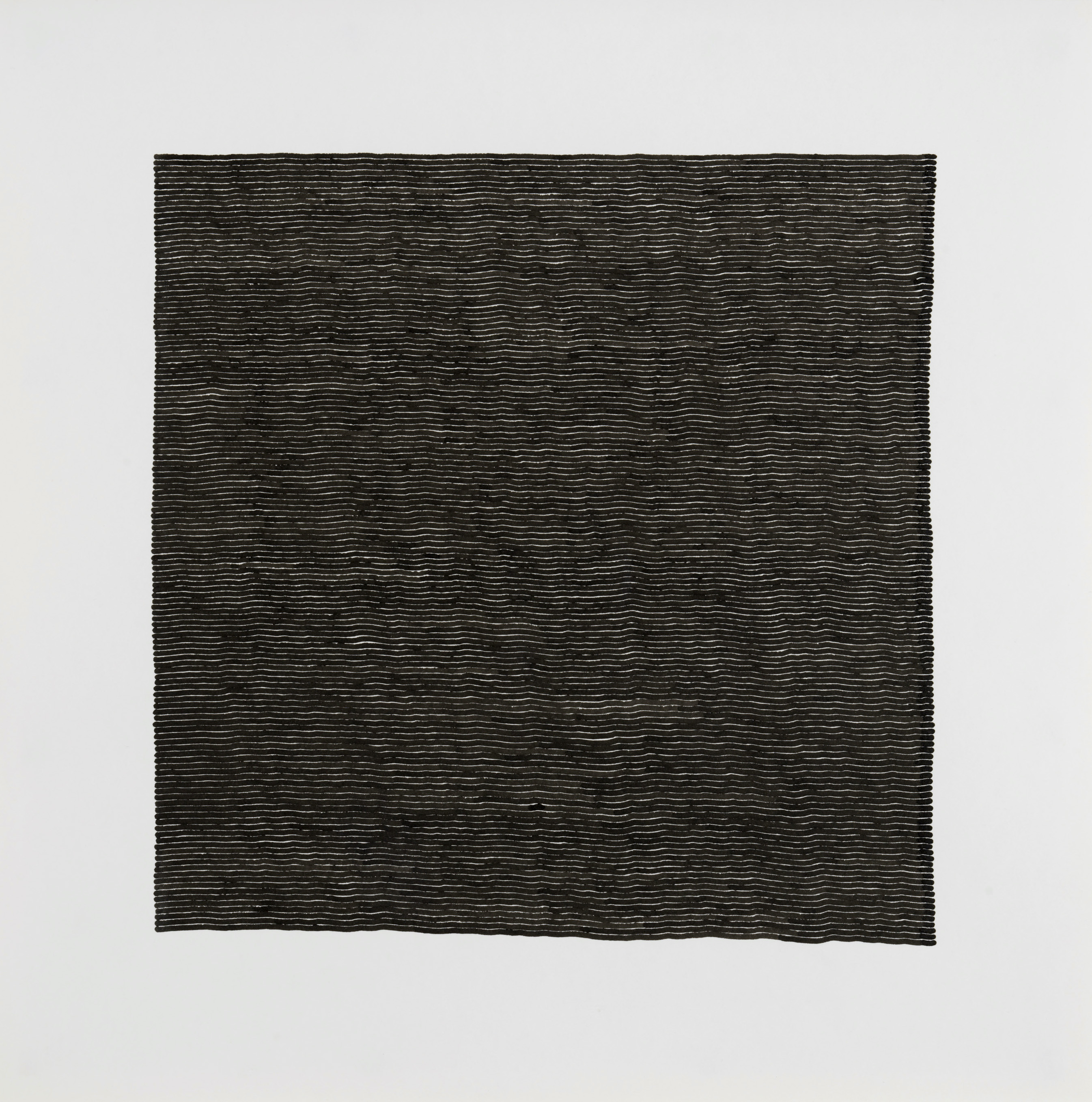 David Connearn, Five Drawings (2.0mm line), black ink on 300gsm Heritage Rag paper, 42x42cm, 2019