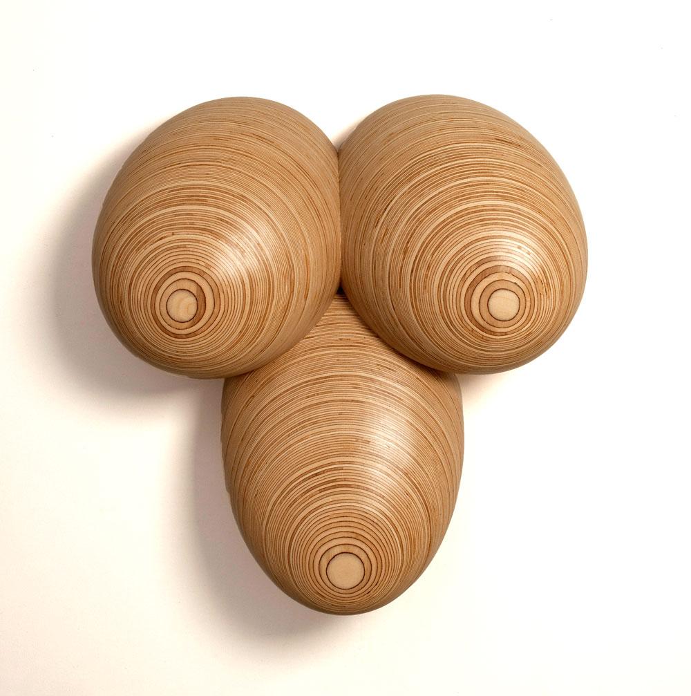 Reinoud Oudshoorn, Untitled C-09, birch waterproof plywood, 87 x 83 x 28 cm, 2009