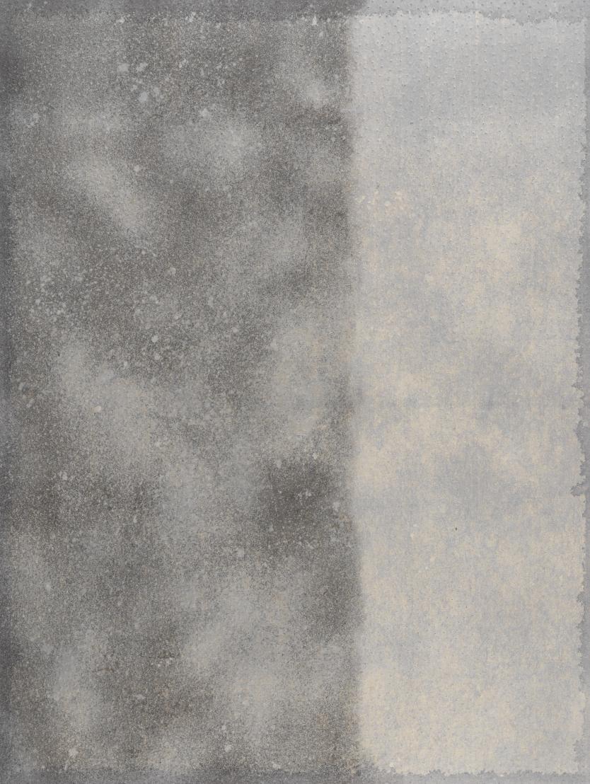 Rebecca Salter, 2022-15, Mixed media on Japanese paper, 62 x 47 cm, 2022