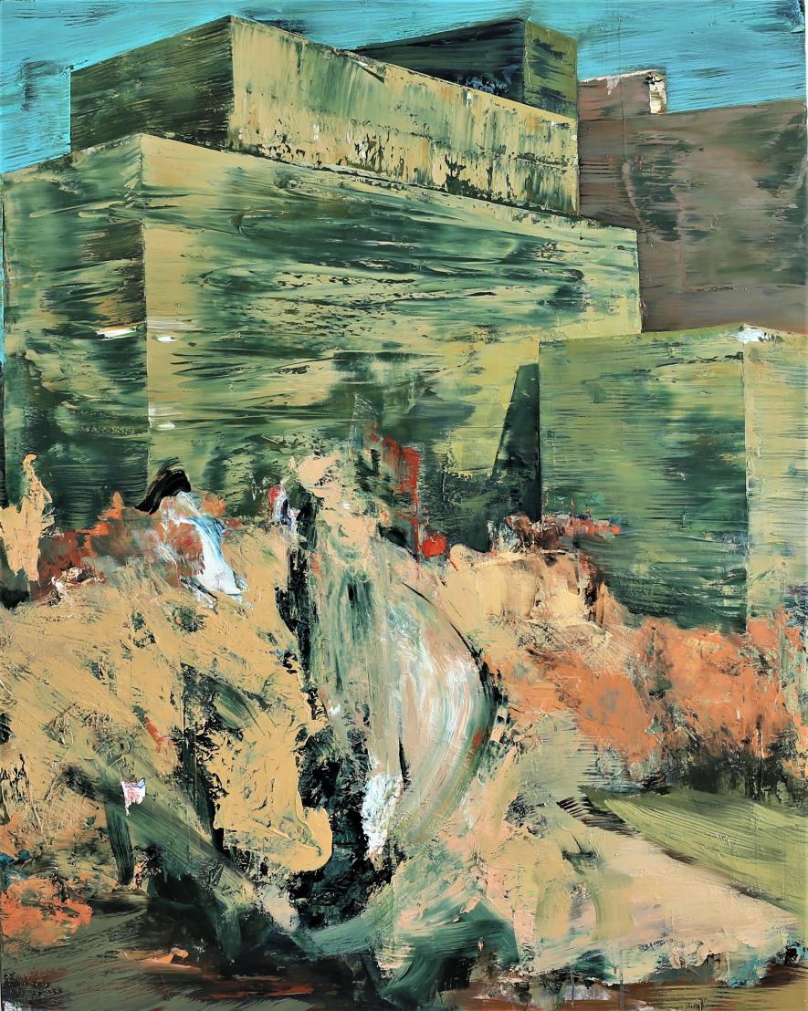 Dan Maciuca, Warmth of the Summer, Oil on canvas, 150 x 120 cm, 2016-2017