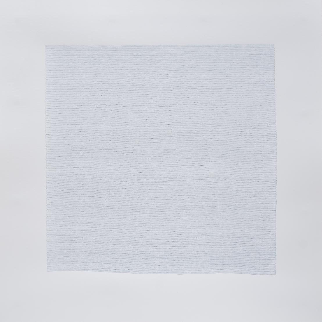 David Connearn, Five White Drawings S2 – Drawing 3, 42 x 42 cm, 2021