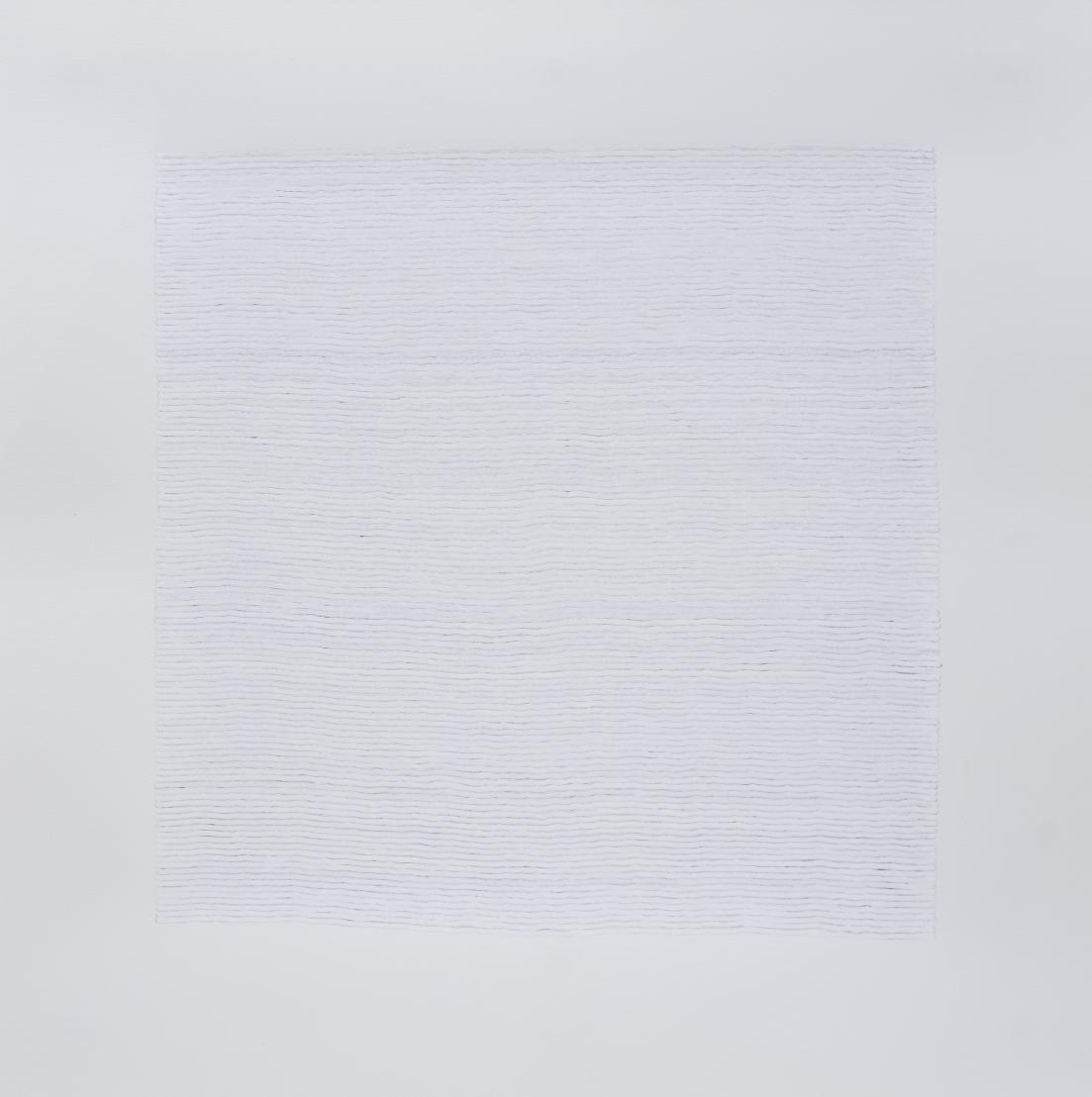David Connearn, Five White Drawings S2 – Drawing 5, 42 x 42 cm, 2021