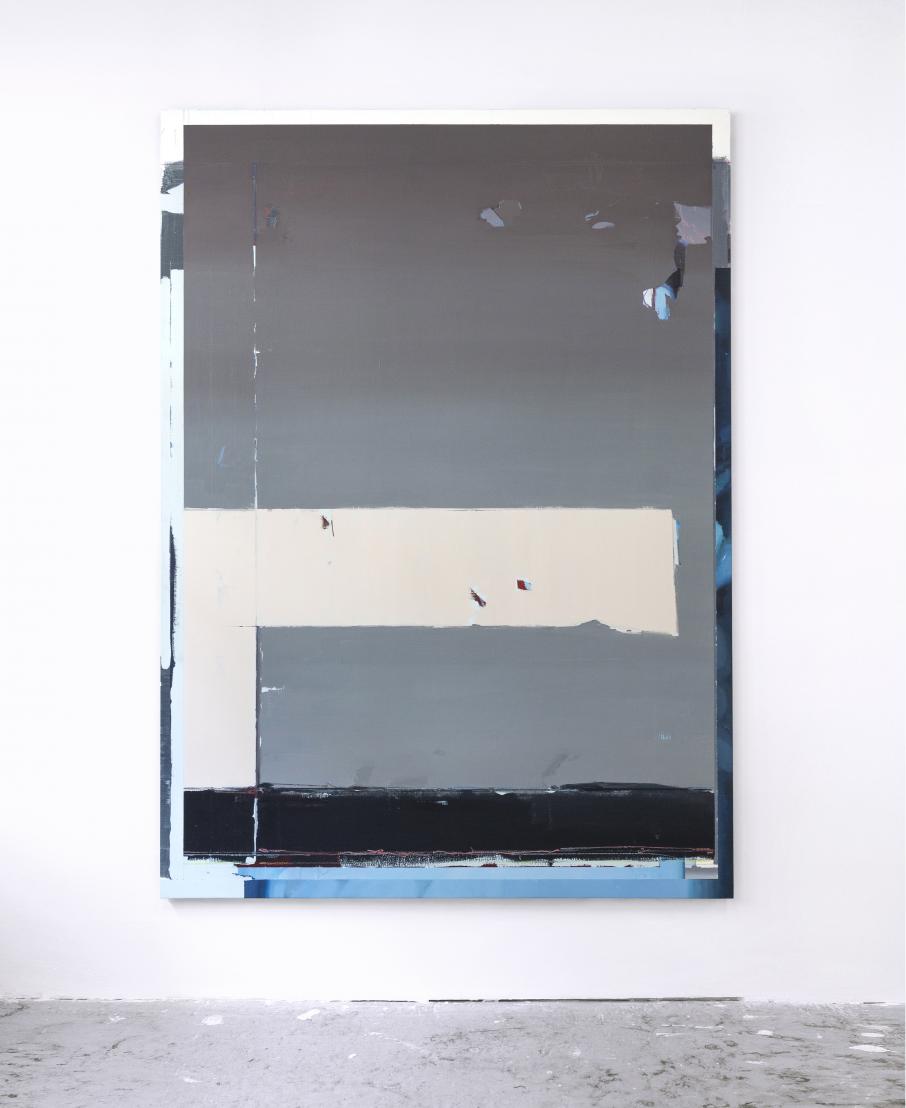 Amaya Suberviola, STP-015, Oil, enamel and felt-tip on linen 195 x 140 cm 2022