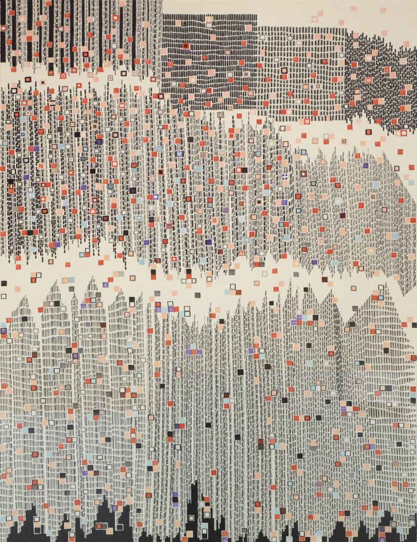 Károly Keserü, Untitled (2407013), Ink on paper, 77 x 57 cm, 2024 (BE, 2)