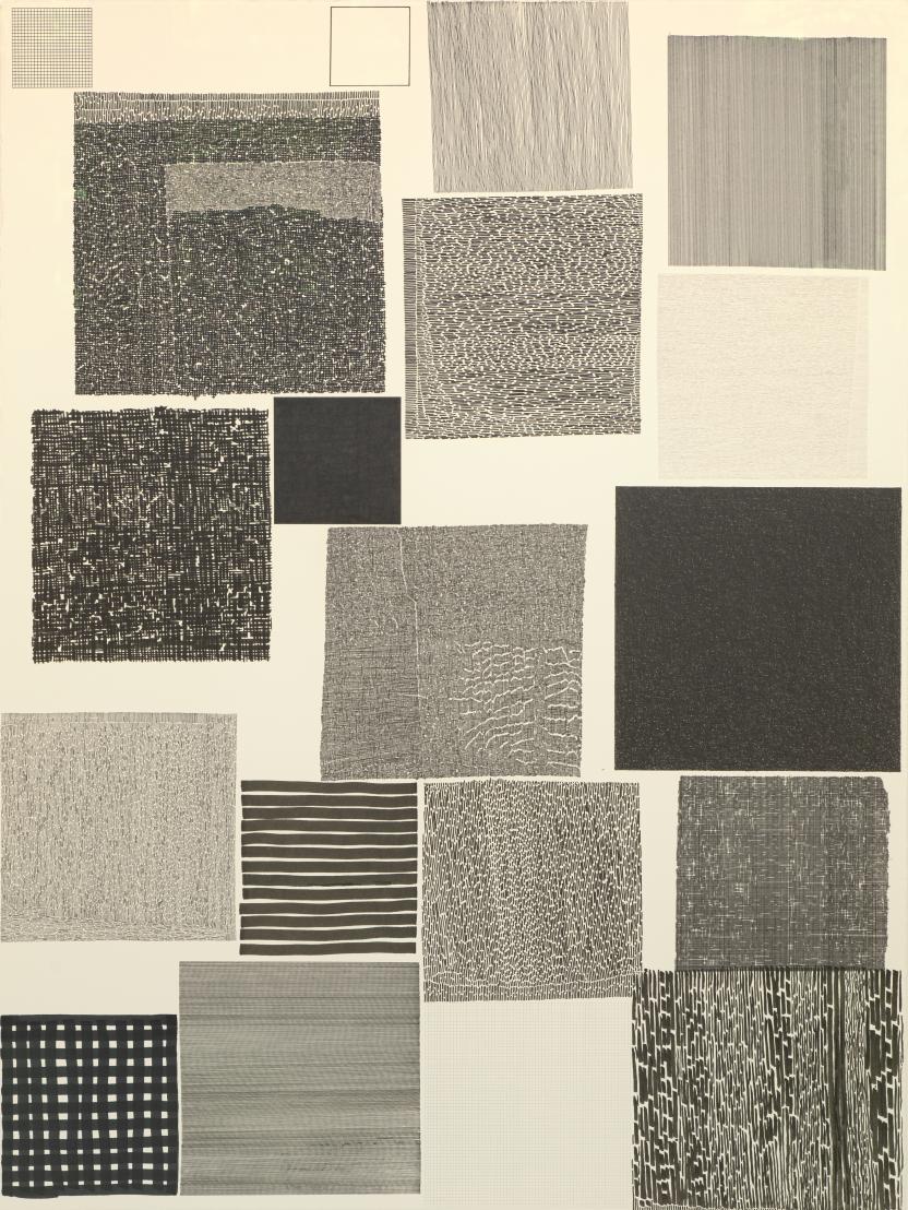 Károly Keserü, Untitled, Ink and graphite on paper, 77 x 57 cm, 2024, (BE, 6)